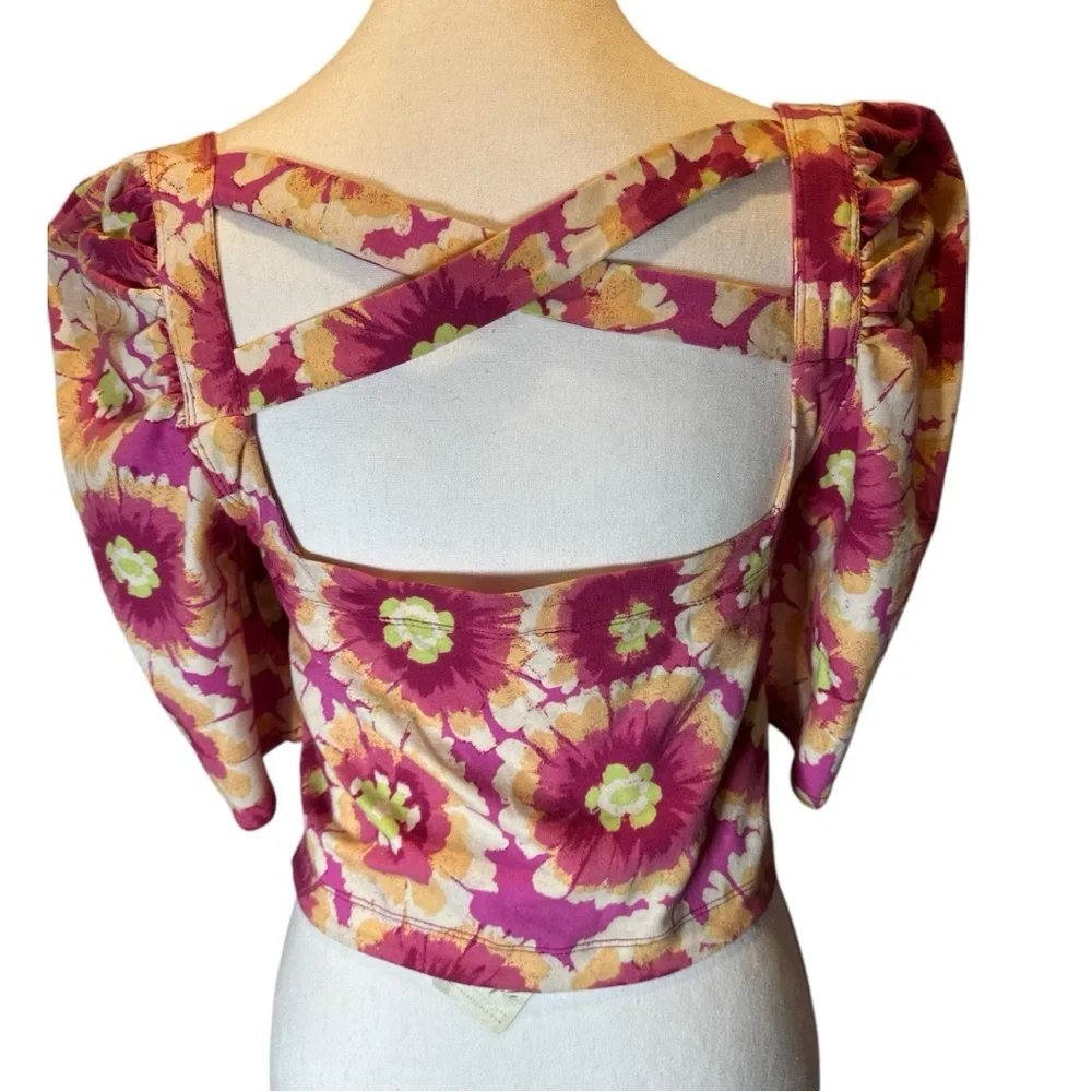 Free People Fitted Asymmetrical Blouse NWT